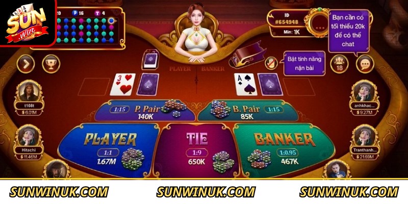 Baccarat Sunwin mang đến hàng loạt ưu điểm nổi bật
