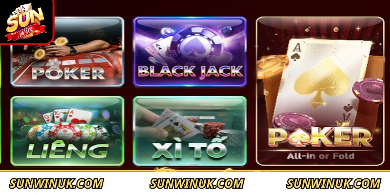 Poker Sunwin là game đang làm mưa làm gió trên thị trường giải trí trực tuyến
