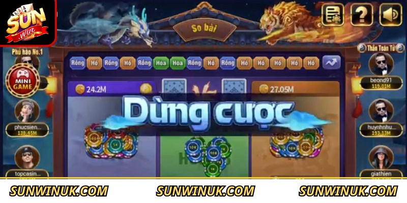 Chia sẻ mẹo chơi Rồng Hổ Sunwin giành thắng lớn từ cao thủ